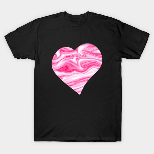 Pink Heart Valentines Day T-Shirt by Studio Hues